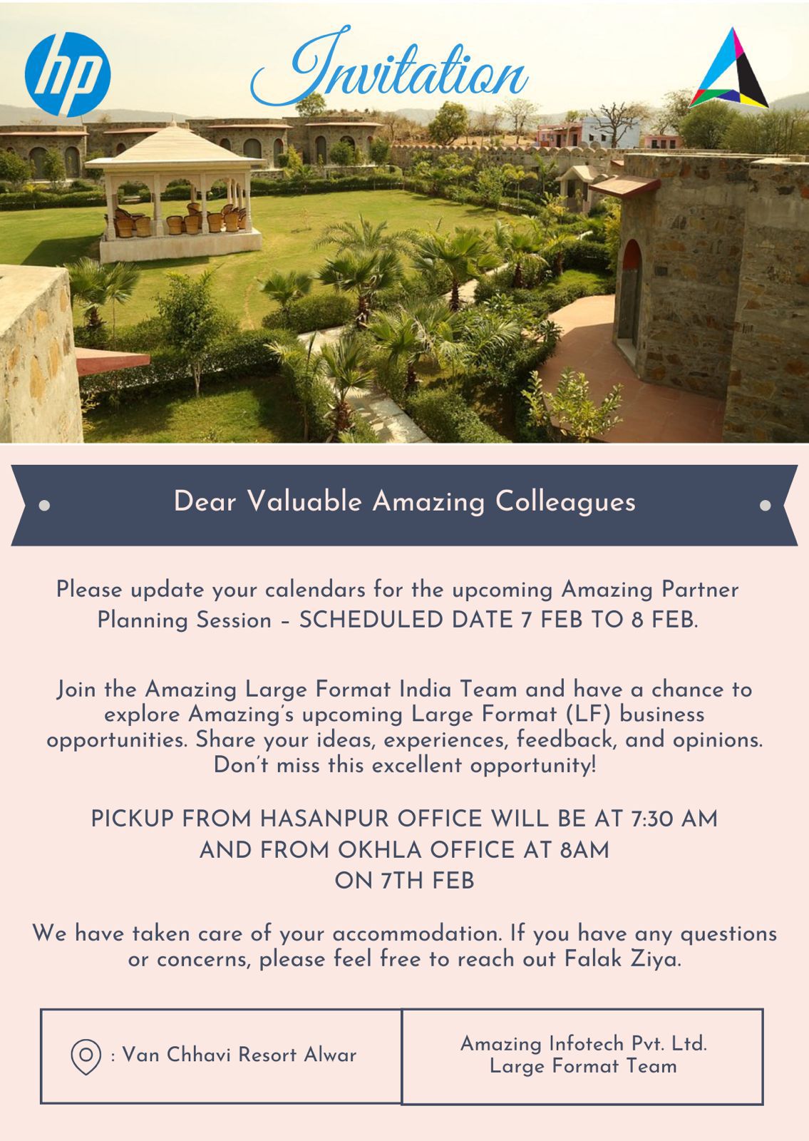 Amazing Partner Planning Session